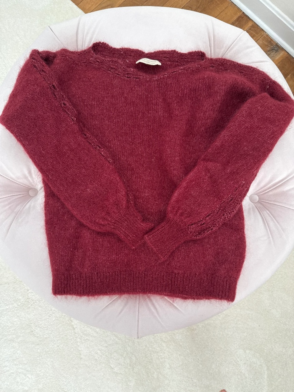 Sezane Stacy Jumper Burgundy - Size M
